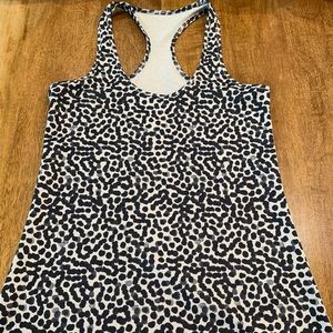 Lululemon racerback polkadot leopard like print 8